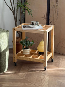 WENSEN | Moveable Wooden Storage Trolley