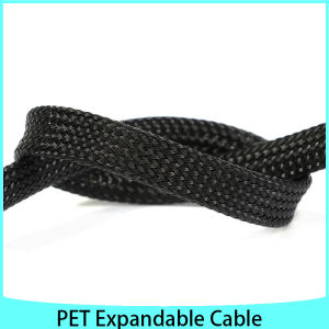 1เมตรสีดำ2 ~ 25มมปลอกห่อหุ้มสายเคเบิลหนังงูหุ้มฉนวนความหนาแน่นสูง