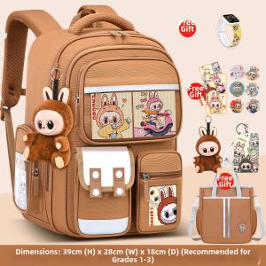 Lightweight Spacious Water-Repellent Ergonomic Backpack for Kids