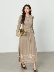 MONIKADM | Đầm Knit A-Line Elegent Dành Cho Người Mập