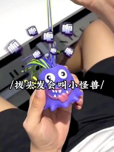 Mainan Screaming Monster Tarik Rambut / Mainan Penghilang Stress dan Anti Kecemasan / Mainan Viral Terbaru / Monster Pulling Hair