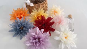 Combo 10 Hoa Giả Đầu Bông Thược Dược 14CM Nhiều Màu Decor Chụp Ảnh Trang Trí Tường Hoa Sự Kiện Làm Giỏ Quà Trâm Cài Tóc