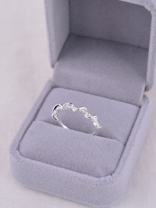 925 Sterling Silver Wave Pattern Ring for Women Ins Engraved Wrapped Line Ring Fashionable Korean Style Jewelry Accessory