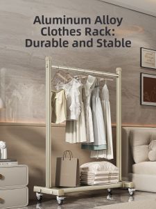 BINTAI | Easy Move Single Pole Clothes Drying Rack