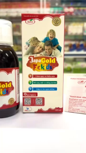 Siro bổ sung sắt trẻ từ 2 tuổi giảm thiếu máu. không táo bón ăn ngon miệng JapaGold Fekids Đại Sơn