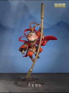 SG Local "Peerless Hero" Bronze Sun Wukong Ornament - The Great Sage Monkey King Statue - Guochao Home Office Decor - Collectors Gift