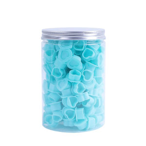 200PCS Disposable Silicone Tattoo Pigment Cup with Base Heart-Shaped Tattoo Ink Cup Tattoo Pigment Holder Tattoo Accessory