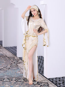Belly Dance Costume Eastern Dance Performance Outfit New Summer 2025 Womens Net Fabric Belly Queen Baladi Saidi Dancewear