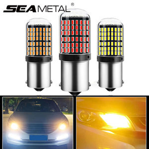 1 cái Đèn Phanh LED đèn báo rẽ Đèn hậu xe hơi 3014 126led T20 7440 1156 1157 cho xe ô tô