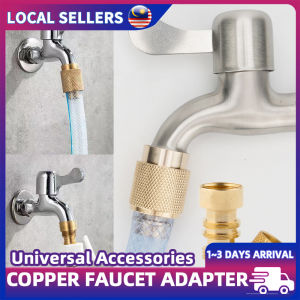 Heavy Duty Copper Water Pipe Coupling Quick Connect Garden Hose Adapter Universal Fitting Pili Air Kebun G1/2