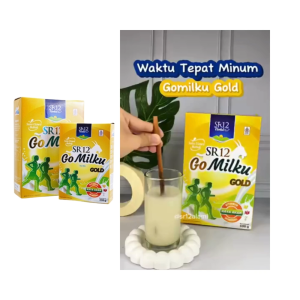 ORIGINAL BPOM Susu Kambing SR12 Go Milku Gold 200g / 600g / Sachet Halal Susu Etawa Kaya Kalsium Vitamin & Mineral