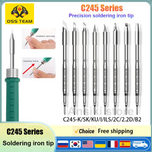 OSS C245 Soldering iron tip precision welding kit for T90B HS-02 T80P Soldering Iron Universal Compatible T245 Soldering Station