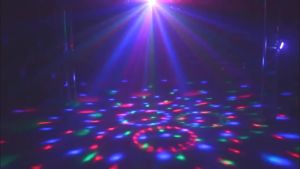 LED Stage Disco Light Rotating DJ Ball Strobe Colorful Magic Dance Car Ambient RGB Christmas Gift Party Club Car Laser Show Lamp