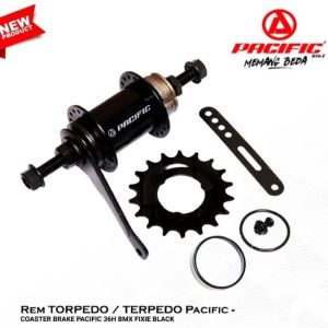 Rem torpedo hub sepeda BMX Fixie 36H 18T pacific torpedo