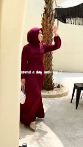 HAGIA Dress Wine: Pilihan Busana Muslim yang Nyaman & Fashionable
