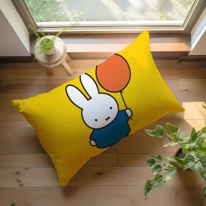 Miffy | Hoạt Hình M-Miffy Thỏ Mặt Trăng Q Đệm Polyester Hình Chữ Nhật Gối Cho Ghế Sofa Phòng Khách Văn Phòng Quán Cà Phê Chăn Ga Gối