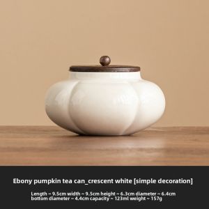 JISU | Aesthetic Ceramic Airtight Storage Jar Portable Tea Canister