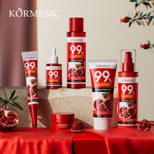 Kormesic 99% Garnet Pomegranate Exfoliating Gel Scrub Wajah Buah Delima Mencerahkan dan Haluskan Kulit 100g