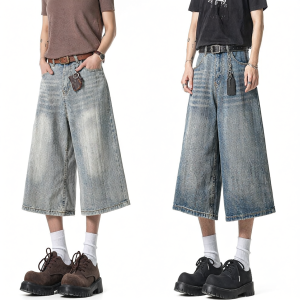 Mark Fairwhale | Summer Lightweight American Washed Loose Retro Mens Shorts