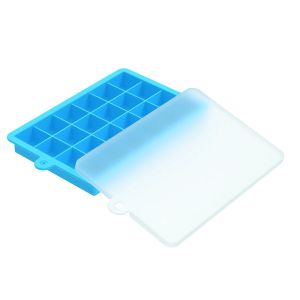 Silicone Ice Cube Tray Easy Release Ice Mold Freezer Stackable Ice Maker for Whiskey Baby Auxiliary Food Puree Cheese Jelly Mold