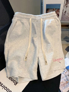 High Waist Loose Fit Cotton Shorts Womens Summer Sporty Casual Pants Korean Style Commute Five-Quarter Length Wide Leg