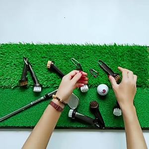 Bộ Dụng Cụ Vệ Sinh Gậy Golf Di Động GLOOF Bàn Chải Đầu Tròn Dùng Cho Gậy Sắt Gậy Putter Giày Golf - Dụng Cụ Hỗ Trợ Tập Luyện Chơi Golf
