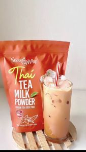 Snow Whip "Golden Bliss" Thai Milk Tea & Thai Green Tea Milk
