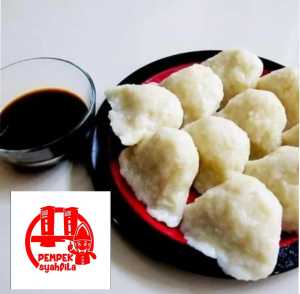 Pempek telur asli palembang isi 10 termasuk cuka 100ml