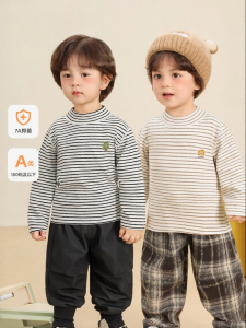 CUTEPANDAS | Áo Thun In Hình Dày Ấm Cho Bé