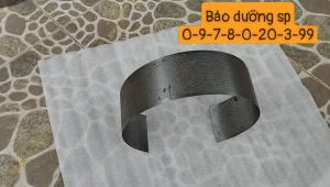 Sàng nghiền bột rộng 10cm lắp máy xát gạo toàn phát