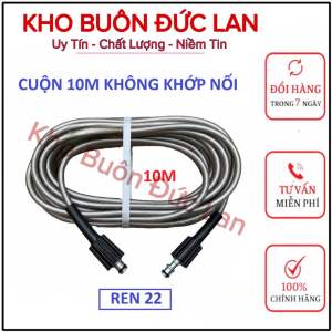 Dây Rửa Xe Áp Lực Cao Ren 22mm - Dây Xịt Rửa Xe Cao Áp 10-15-20-30M