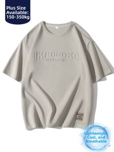 BINHANG | Summer Cool Breathable Loose Concealing Letter-Printed Trendy Mens Top