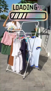 JIN SHENG Foldable clothes drying rack floor-standing laundry rack clothes drying rack