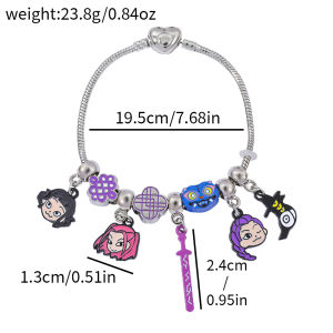 Bandai | The Phantom of The Opera Bracelets Mask Dance Guitar Charm Classic Bracelets for Women Fashion Jewelry Bangle Lovers Gift
