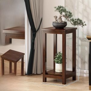 Scindapsus Shelf Living Room Floor-Standing Flower Stand Decorative Ornaments Holder Chinese Balcony Flower Pot Display Shelf