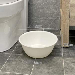 Student Dormitory Life Three-Piece Wash Bucket Basin Face Washing Bathroom Set Cute Cartoon Design Household Storage Basket