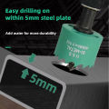2"/3"/4" Inch Hole Saw Bi-metal Hole Cutter Fast Chip Remova Handy Hole Saw Kit Set for Metal Wood Plastic Cutting with Arbor. 