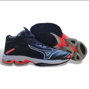 Sepatu Mizuno Volly Lightning Z7 Black Rainbow - Sepatu Voli Mizuno Impor - Sepatu Mizuno Wave Momentum