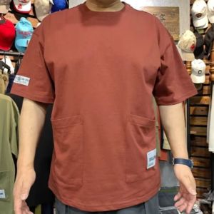 Summer New Multi-Pocket High-End Short-Sleeve Mens Loose Top Half Sleeve Body T-Shirt Five-Sleeve High Quality Cotton Sweatshirt