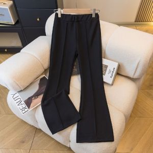 AIYITI | Slimming High Waist Black Flare Pants Plus Size