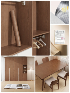O Margo | Waterproof Moisture-Resistant Anti-Mold Thick Wooden-Style Self-Adhesive Furniture Renovation Stickers