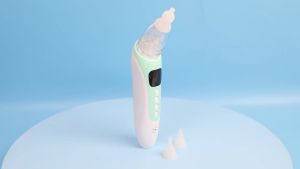 Hailicare | Electric Baby Nasal Aspirator 3 Modes Safe Newborn Baby Nasal Cleaner with Soothing Music Suck Out Prevent Nasal Congestion