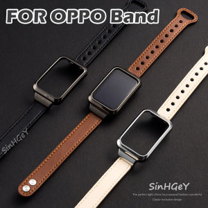 Leather Strap For OPPO Band 2 Strap Leather Cowhide Strap Replacement Wristband Leather Bracelet New [Ready Stock]
