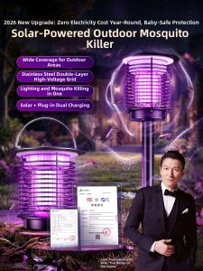 Maiyu | Automatic Solar Powered Outdoor Mosquito Killer Lamp