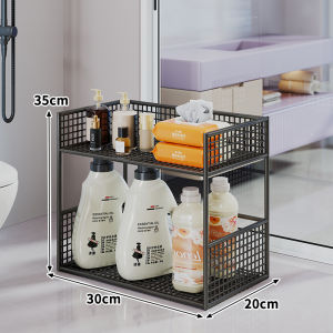 Multifunctional Bathroom Storage Trolley