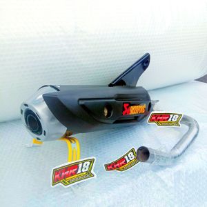 Knalpot standar Racing Beat Scoopy Mio Vario copy cms