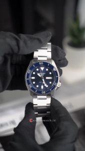 Jam Tangan Pria Seiko 5 Sports SRPD51K1 SKX Sports Style Automatic Blue Dial Stainless Steel Strap