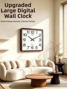 ZHONGBAIXIAO | Silent Wall Clock Quartz Mechanism No Hole Required