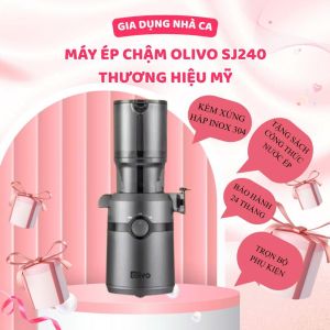 GIAO HỎA TỐC 2H 💥 MÁY ÉP CHẬM OLIVO SJ 240 BẢO HÀNH 24 THÁNGTHƯƠNG HIỆU MỸ ÉP CẢ QUẢ