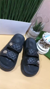 Sandal Platform Tebal Ban 2 Balance Cantik Model Kancing Keren 7cm - BLC 6018 36/41